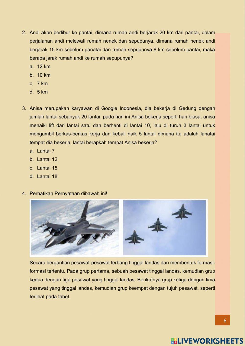 E-LKS BERBASIS LITERASI NUMERASI BILANGAN BULAT(Membandingkan,Penjumlahan, dan Pengurangan)