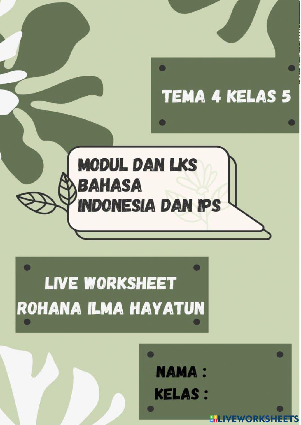 Puisi dan Interaksi tema 4 kelas 5