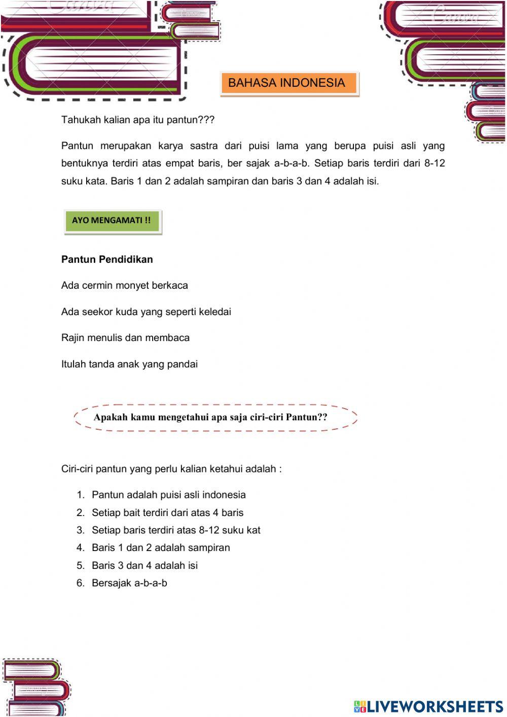 Puisi dan Interaksi tema 4 kelas 5