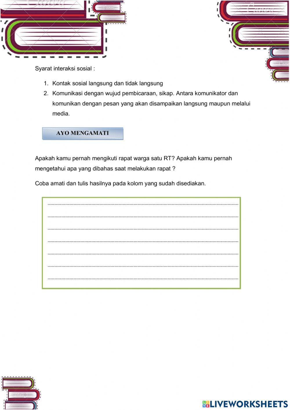 Puisi dan Interaksi tema 4 kelas 5