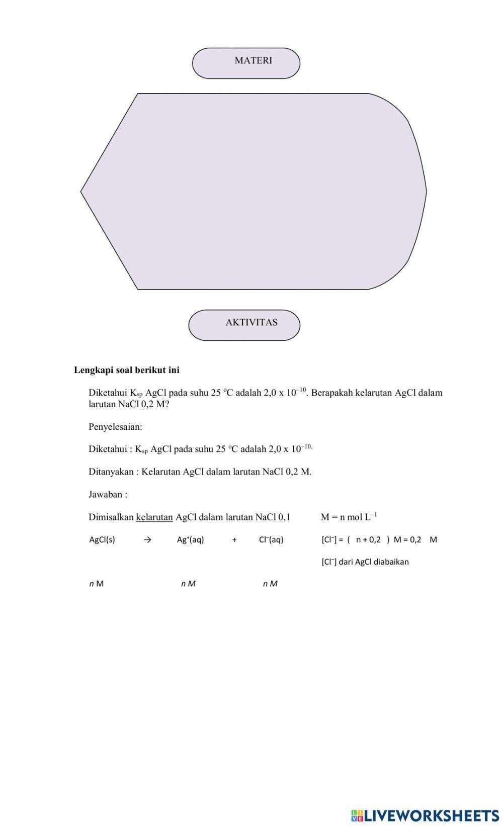 Kelarutan dan hasil kali kelarutan