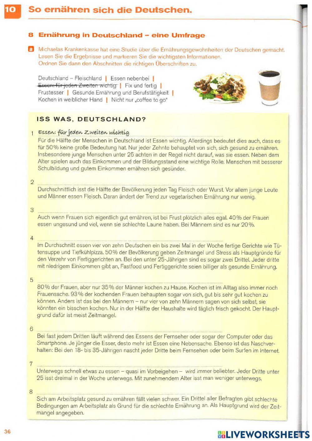 Ernährung in Deutschland