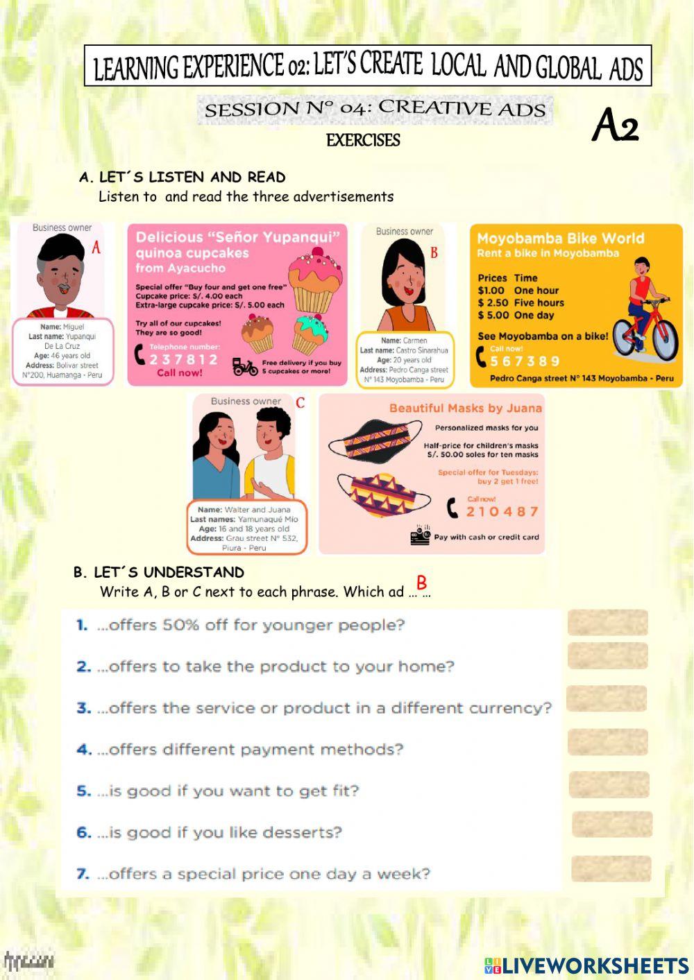 Let-s creative ads... Let-s creative ads...