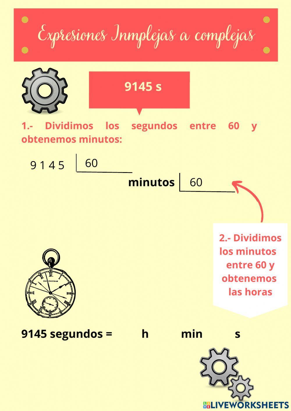 Expresiones complejas e incomplejas