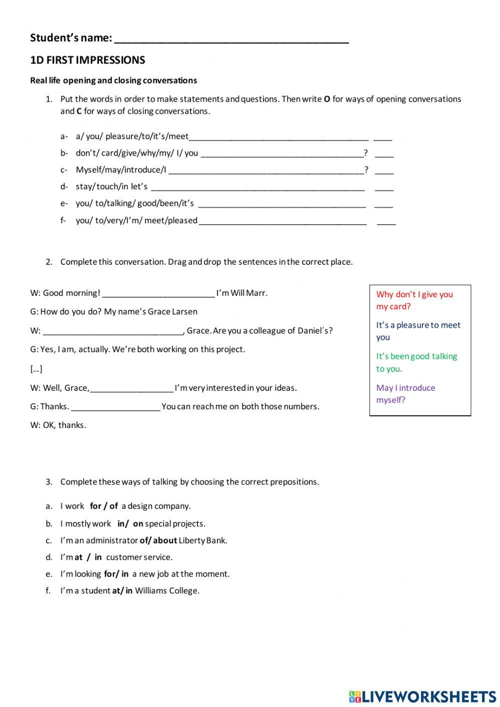 STEP B1.2 activity STEP B1.2 activity