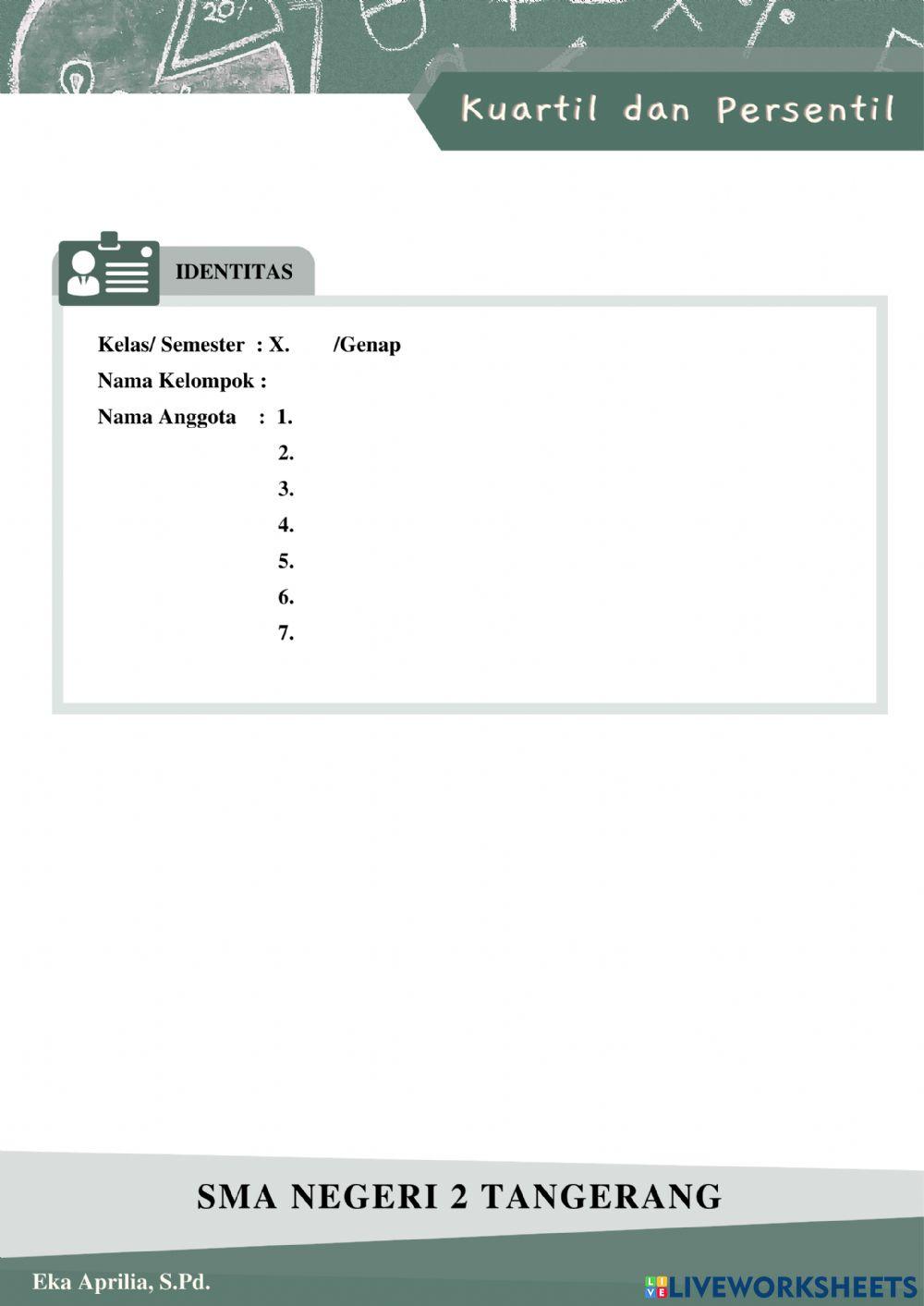 Kuartil dan Persentil