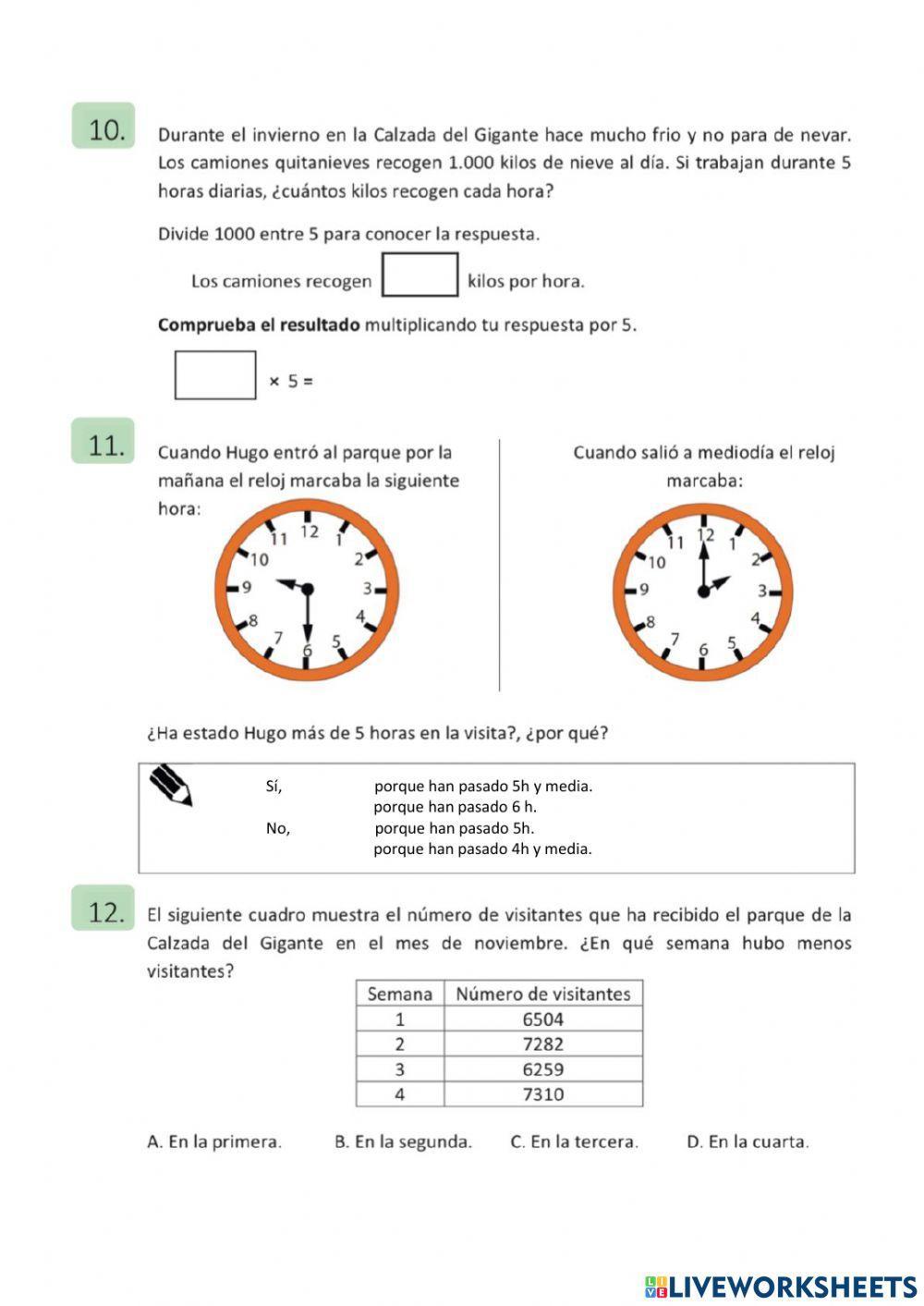 Competencia matemática 1