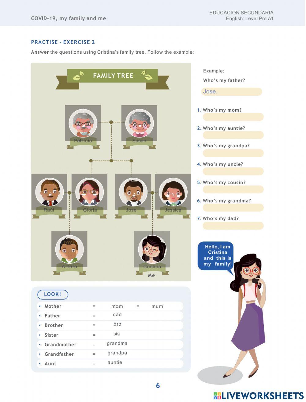 Activity 4: My family