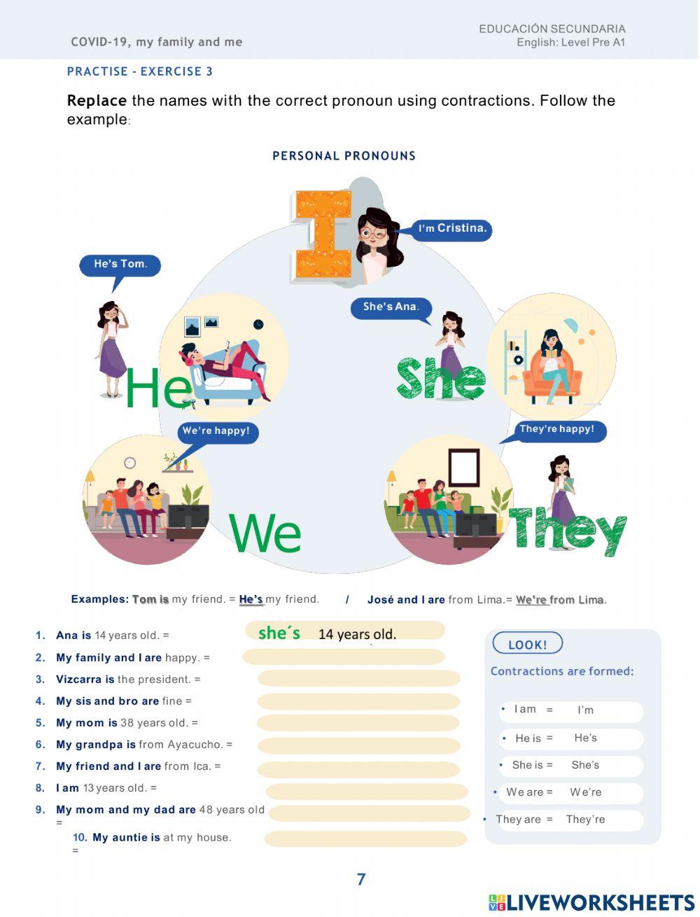 Activity 4: My family