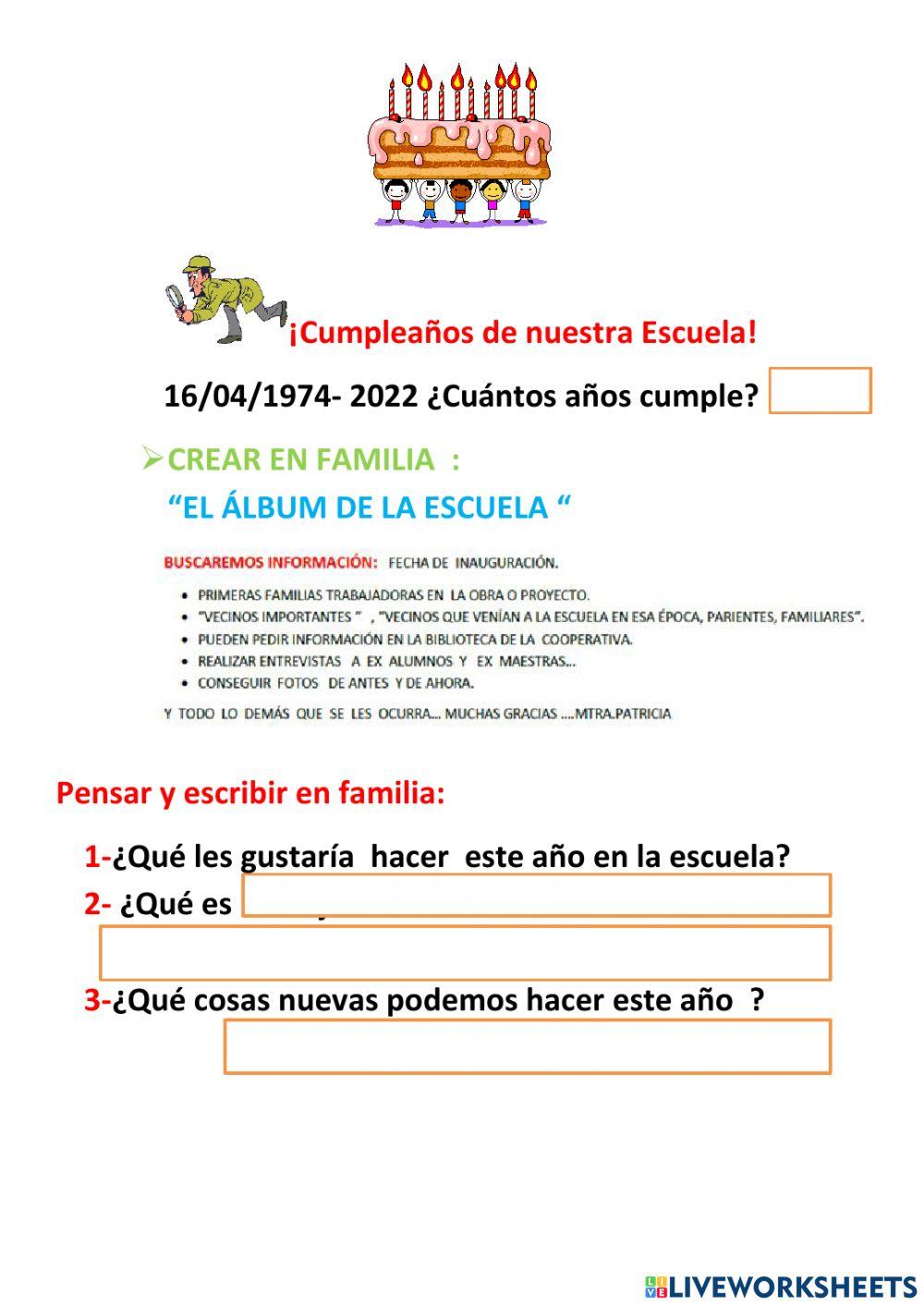 Cumple la Escuela