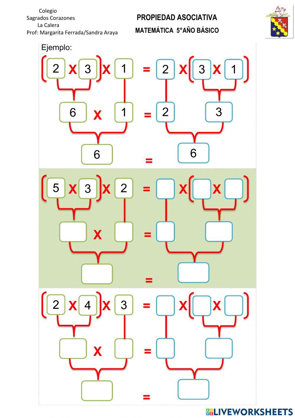 Propiedad asociativa