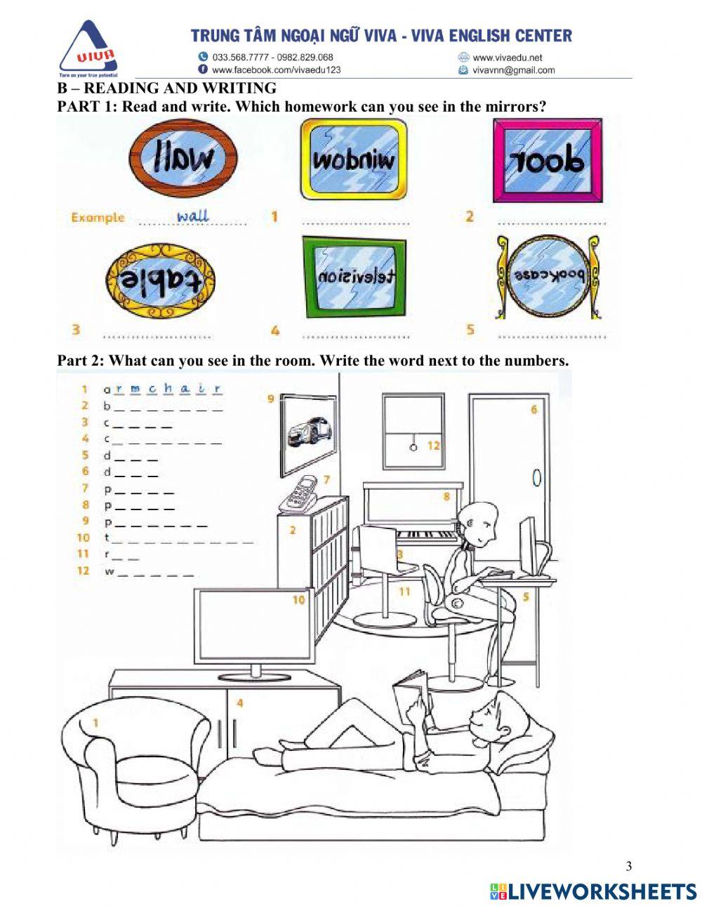 Idict 1-Unit 6-Skill practice-Listening, reading and writing