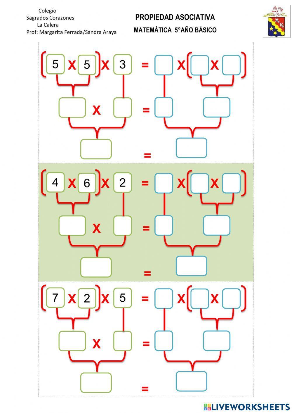 Propiedad asociativa