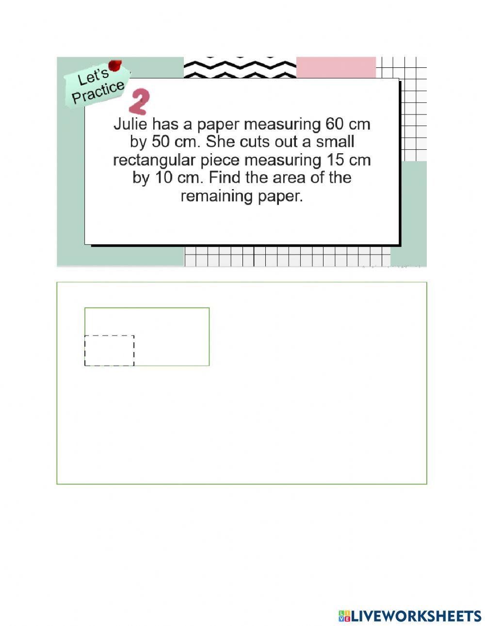 composite figure review online exercise for Live Worksheets