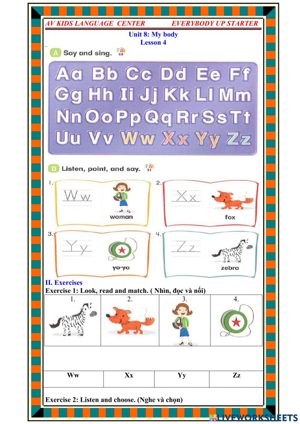 PBT unit 8 Lesson 4 (Starter) Mrs.Thuy