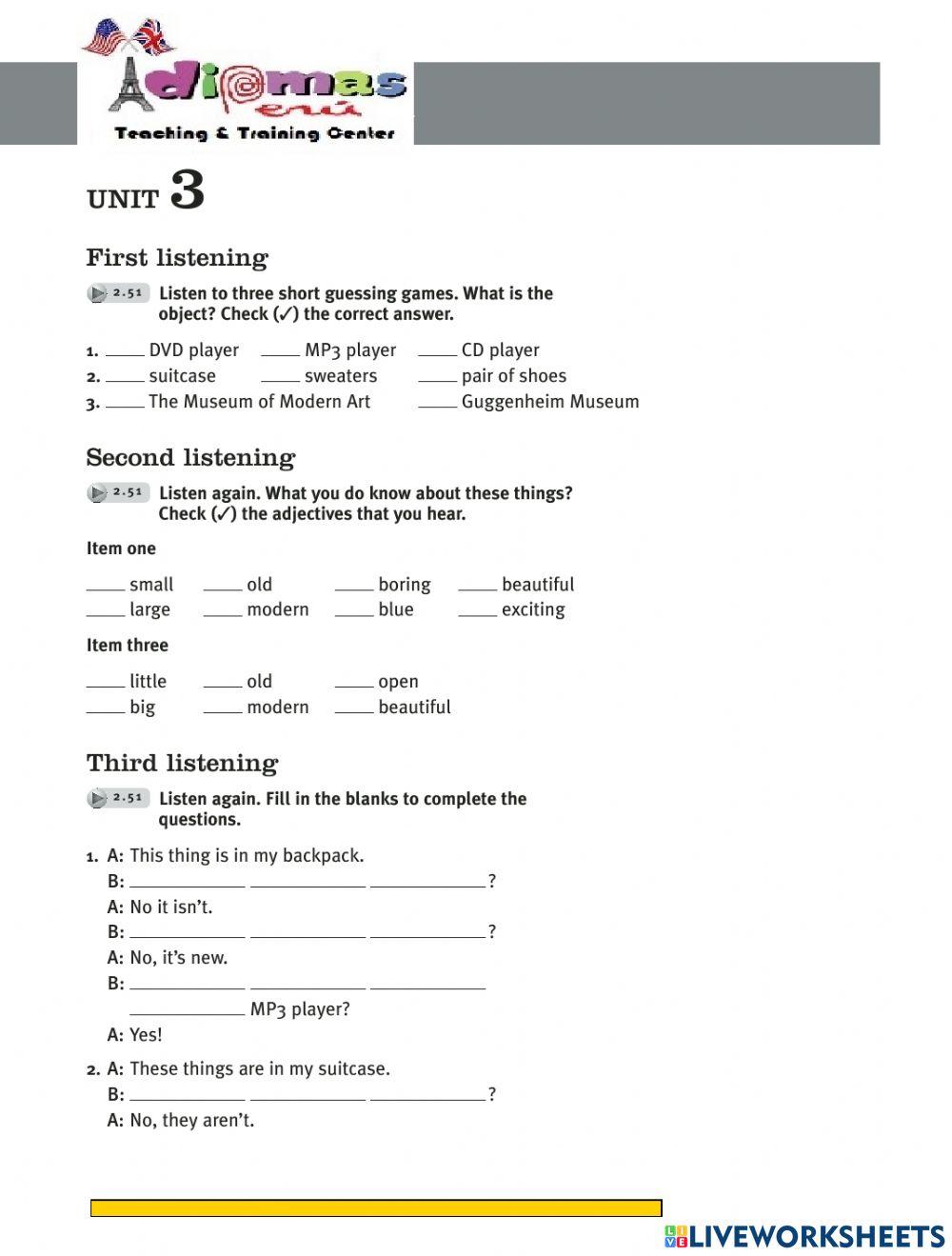 Ip beginners u03 listening