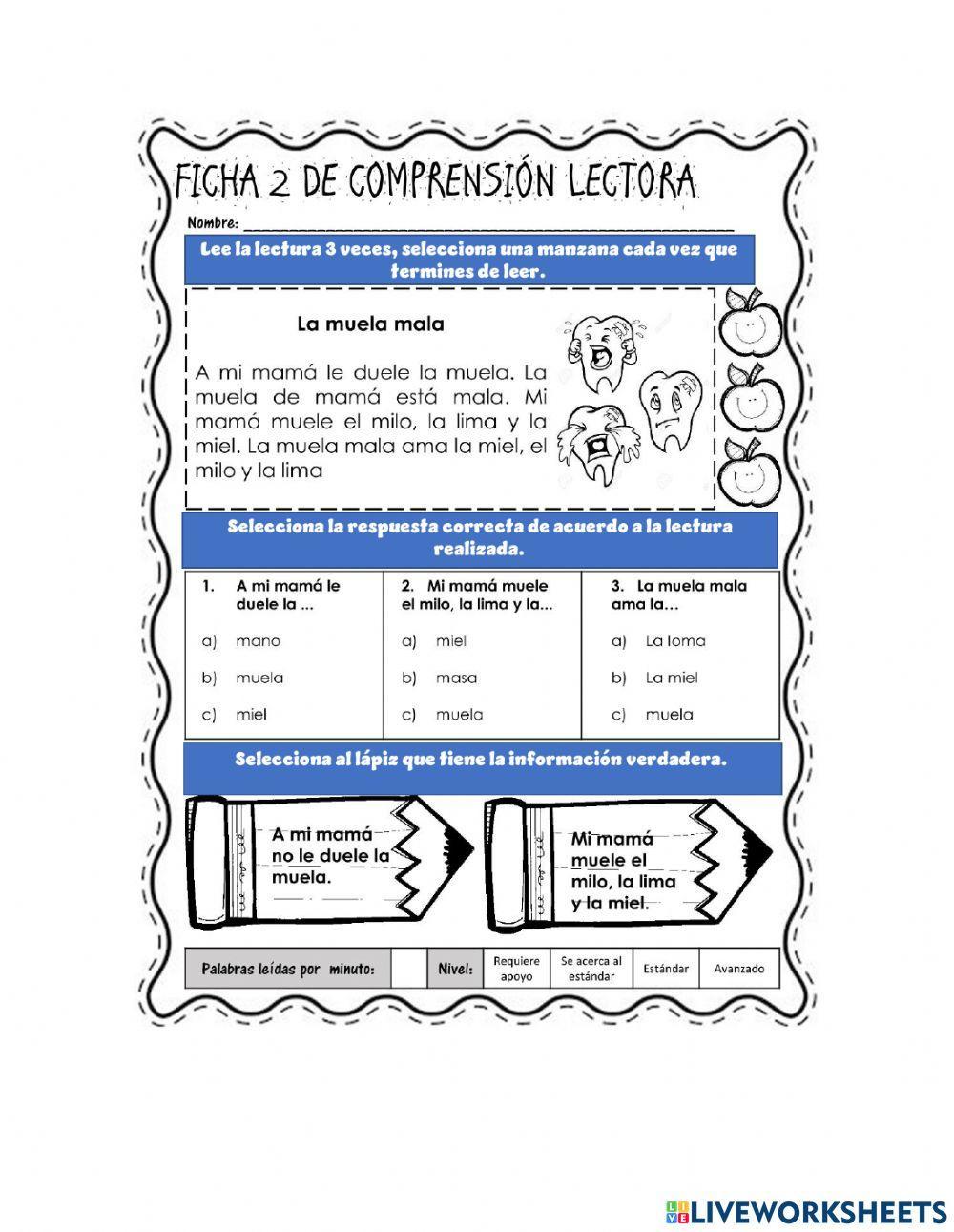 Lecturas de comprensión