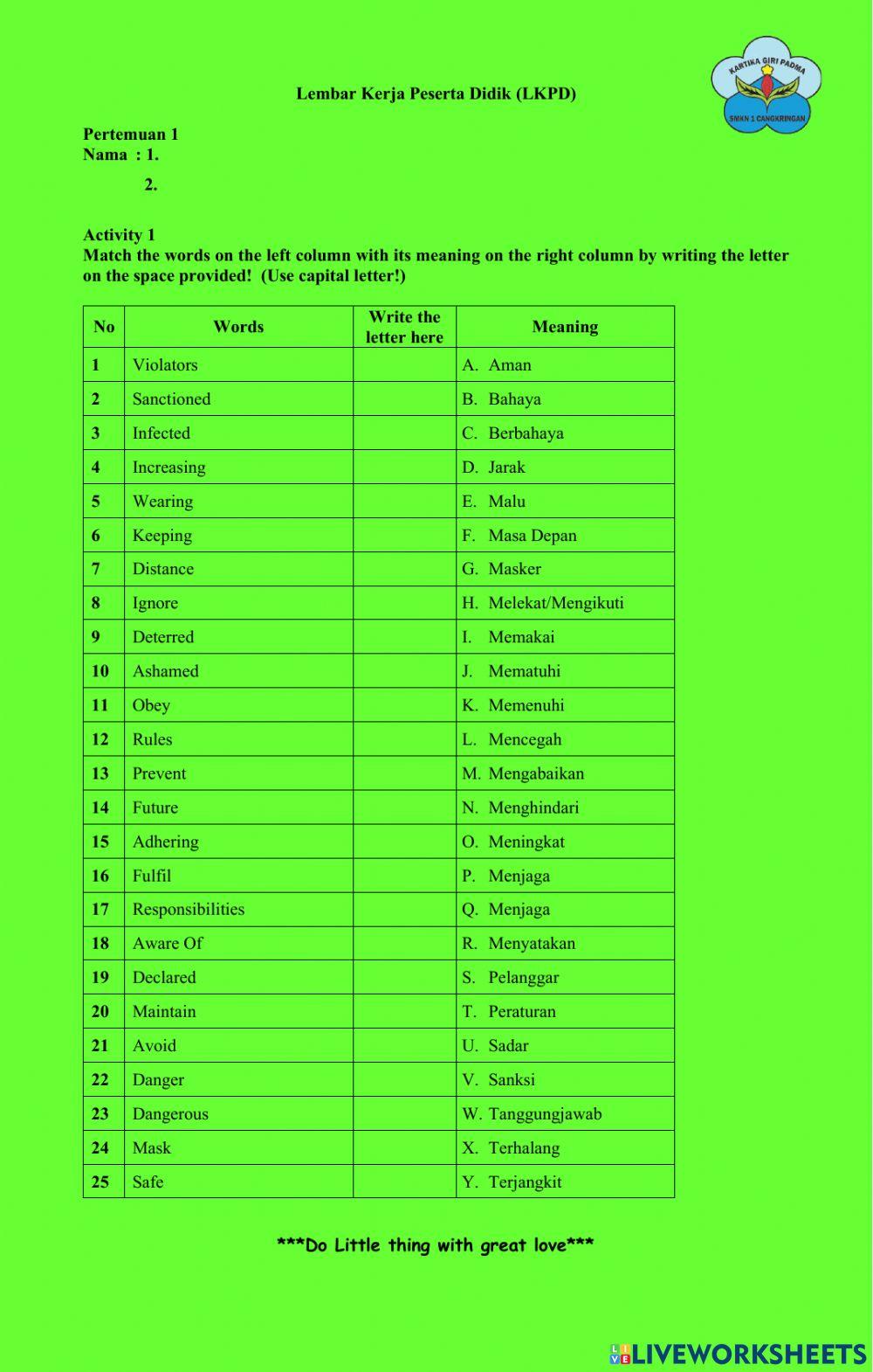 LKPD X 1 smt 2