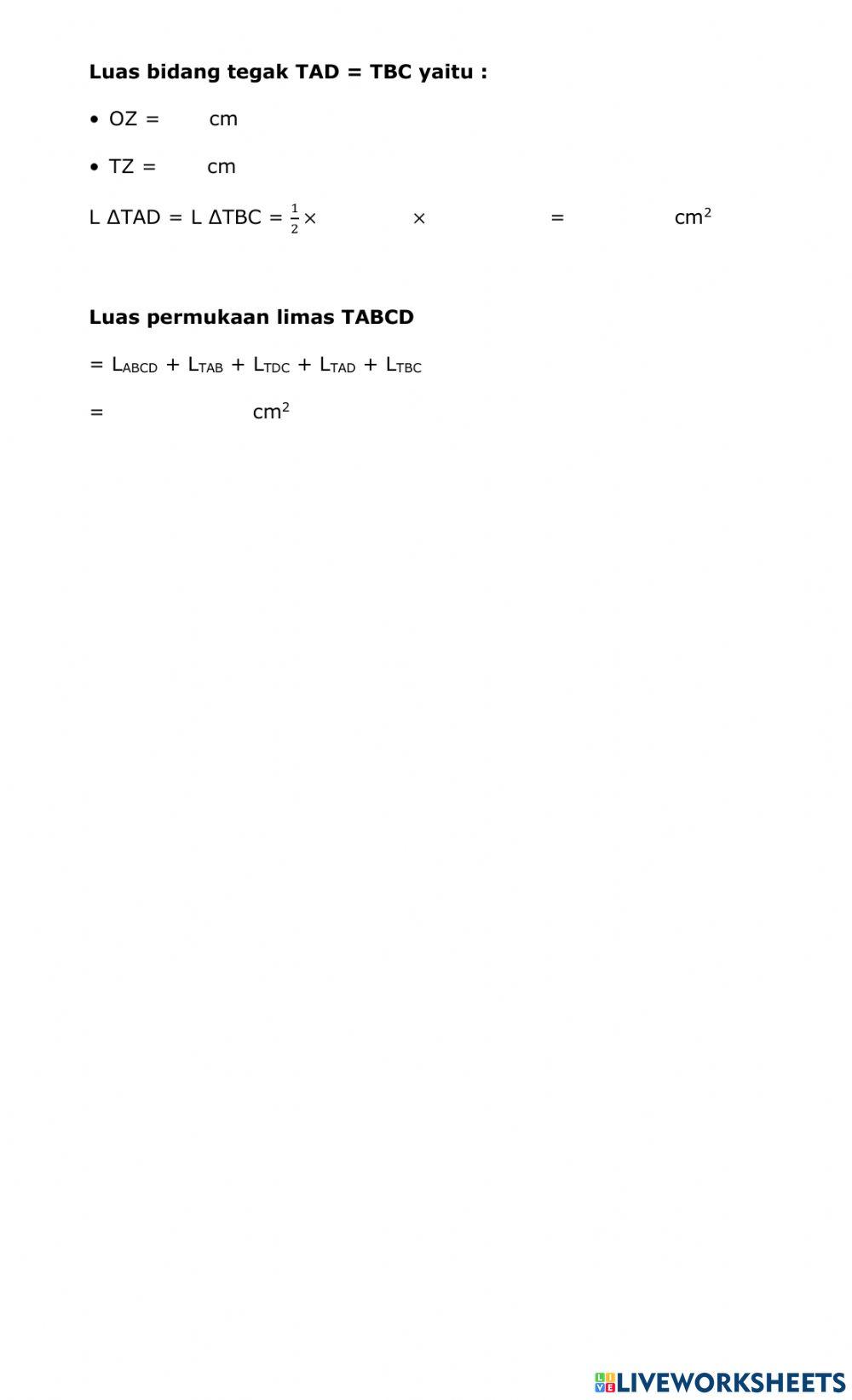 Bangun ruang sisi datar