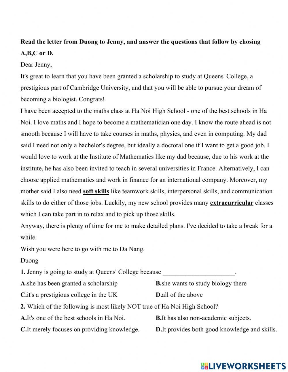 Revision e9 2nd term