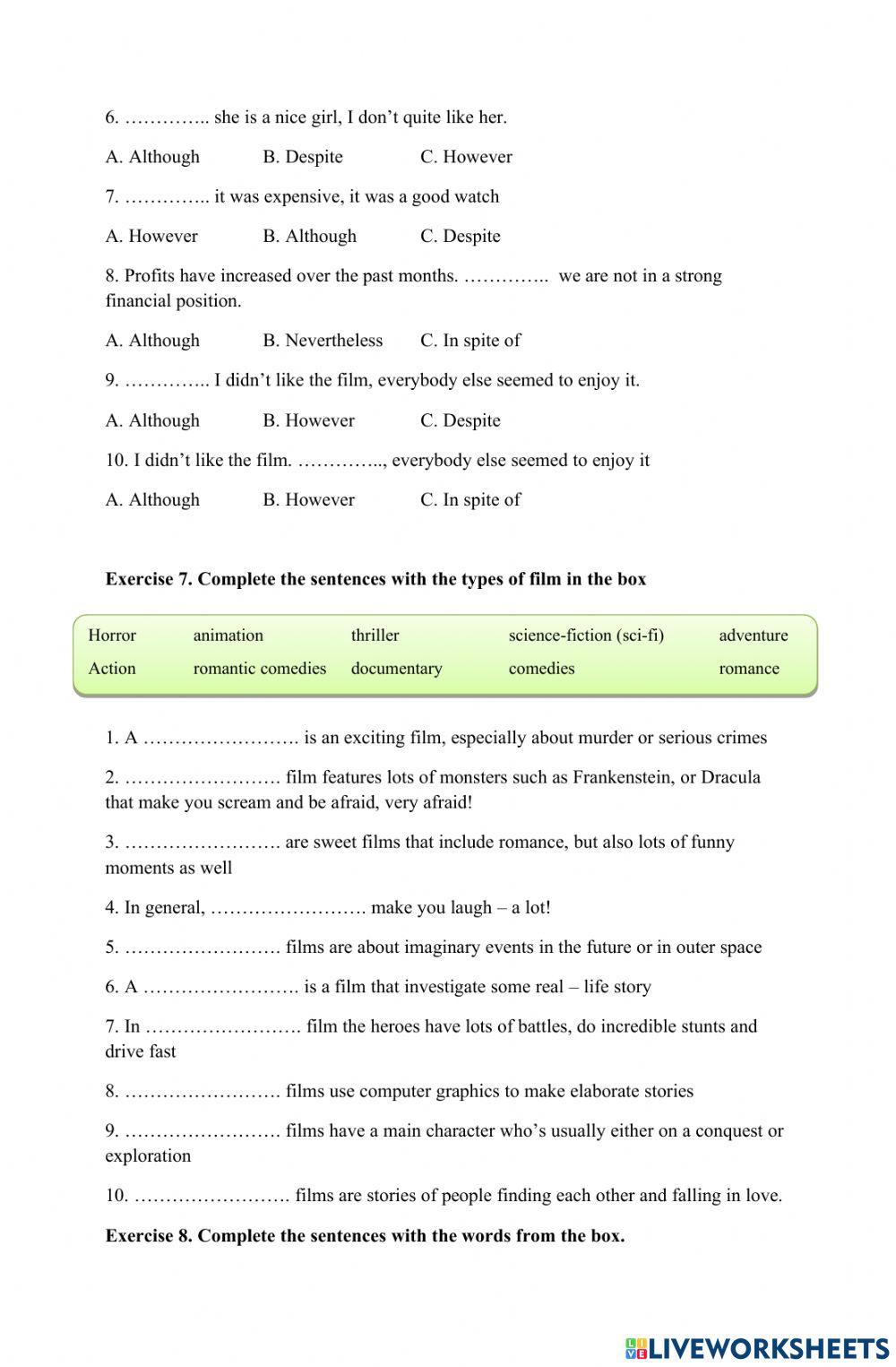 Ôn thi cuối kì 2 khối 7