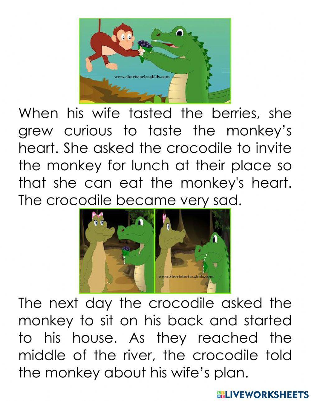 The Monkey and The Crocodile
