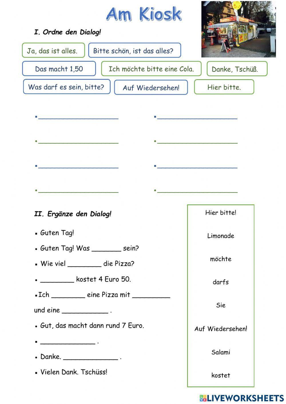 Am Kiosk - Dialoge Am Kiosk - Dialoge