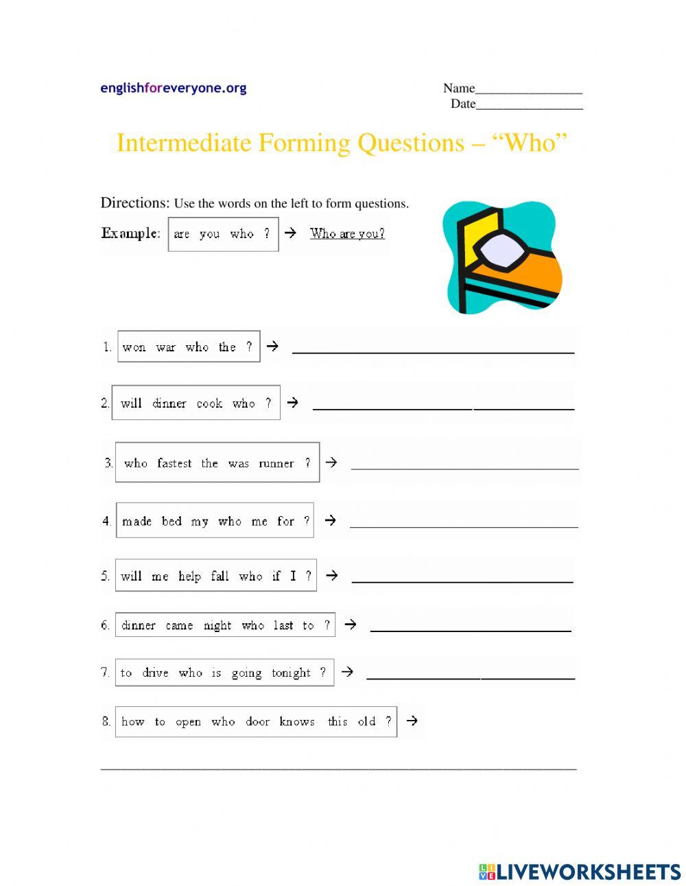 Who questions Who questions
