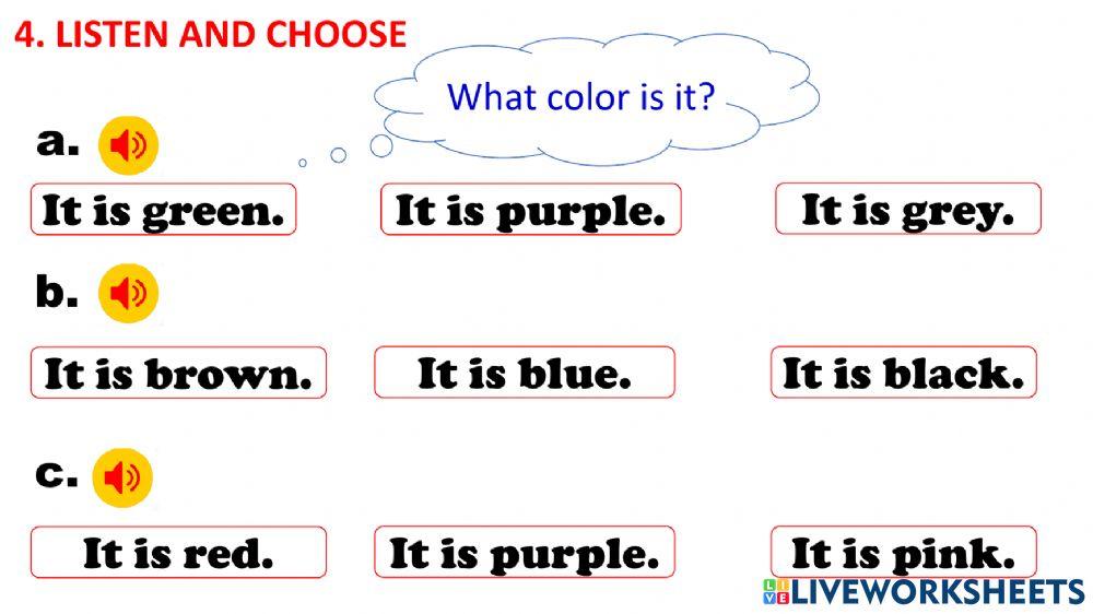 Unit 1:Colors (P2)