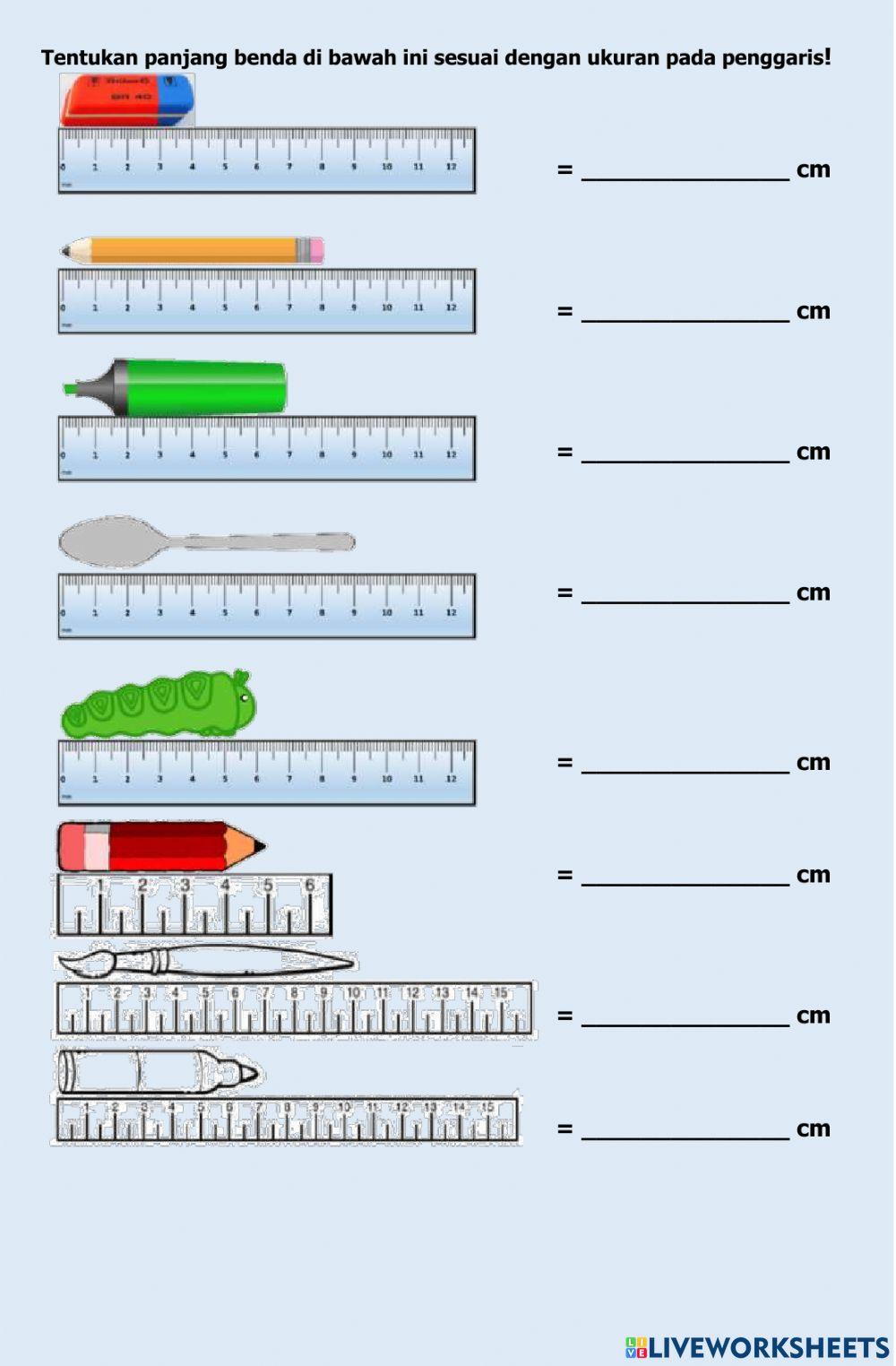 B. matematika -kd 3.6 - satuan panjang