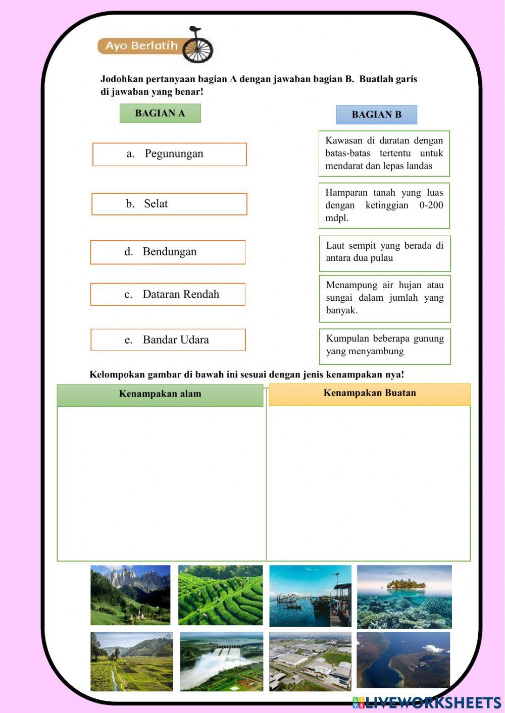 Soal kenampakan alam
