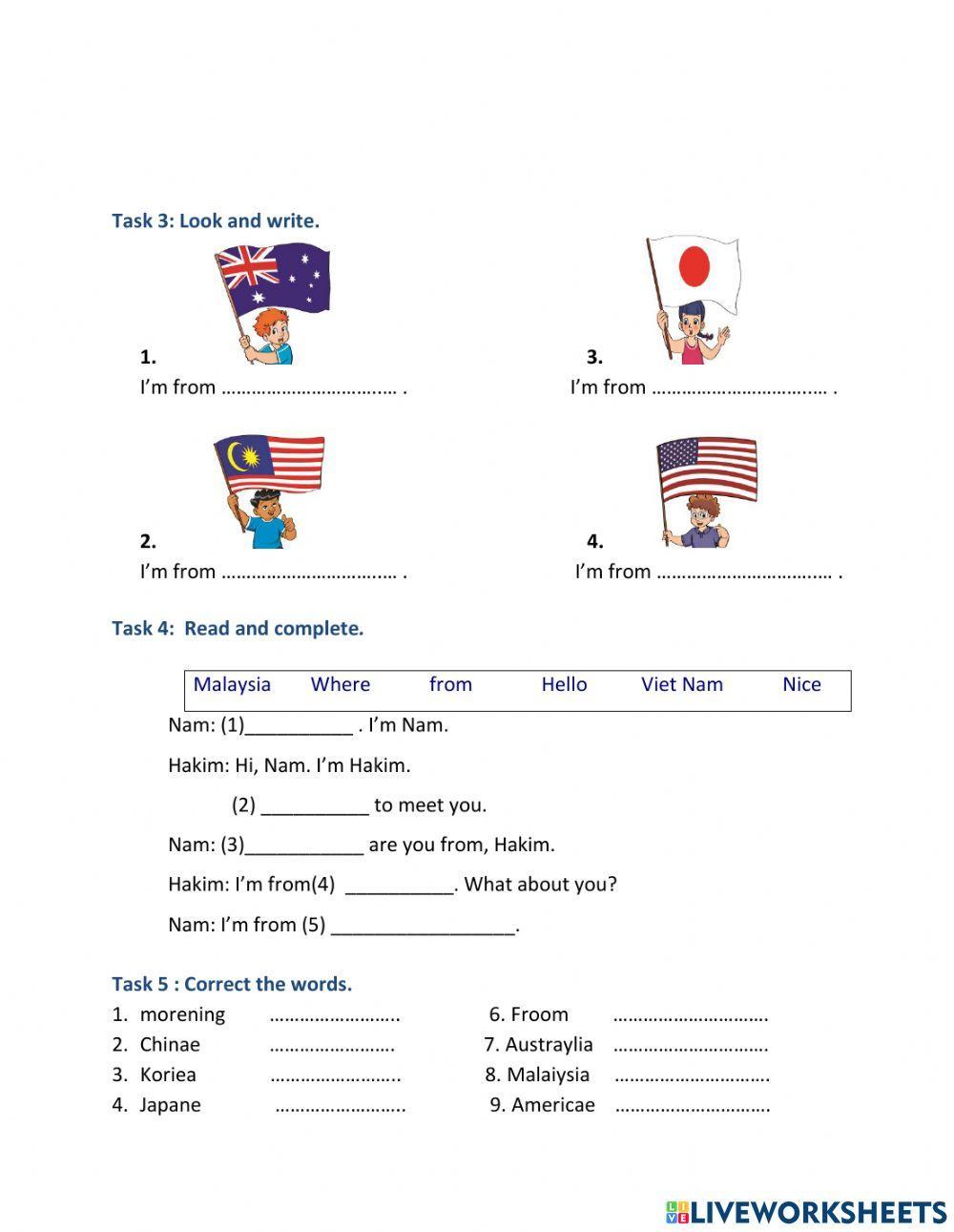 Review - Where are you from?