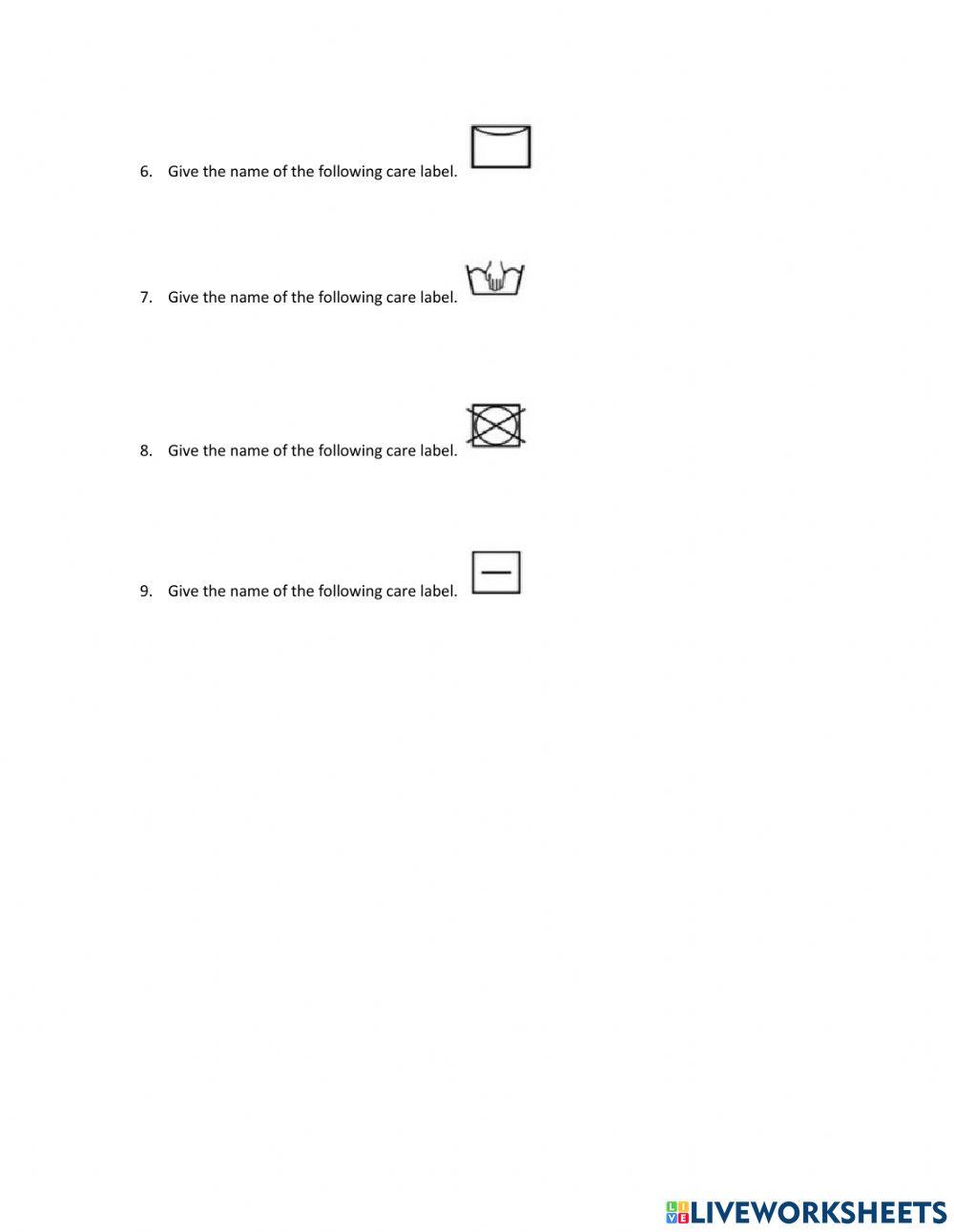 Care Labels
