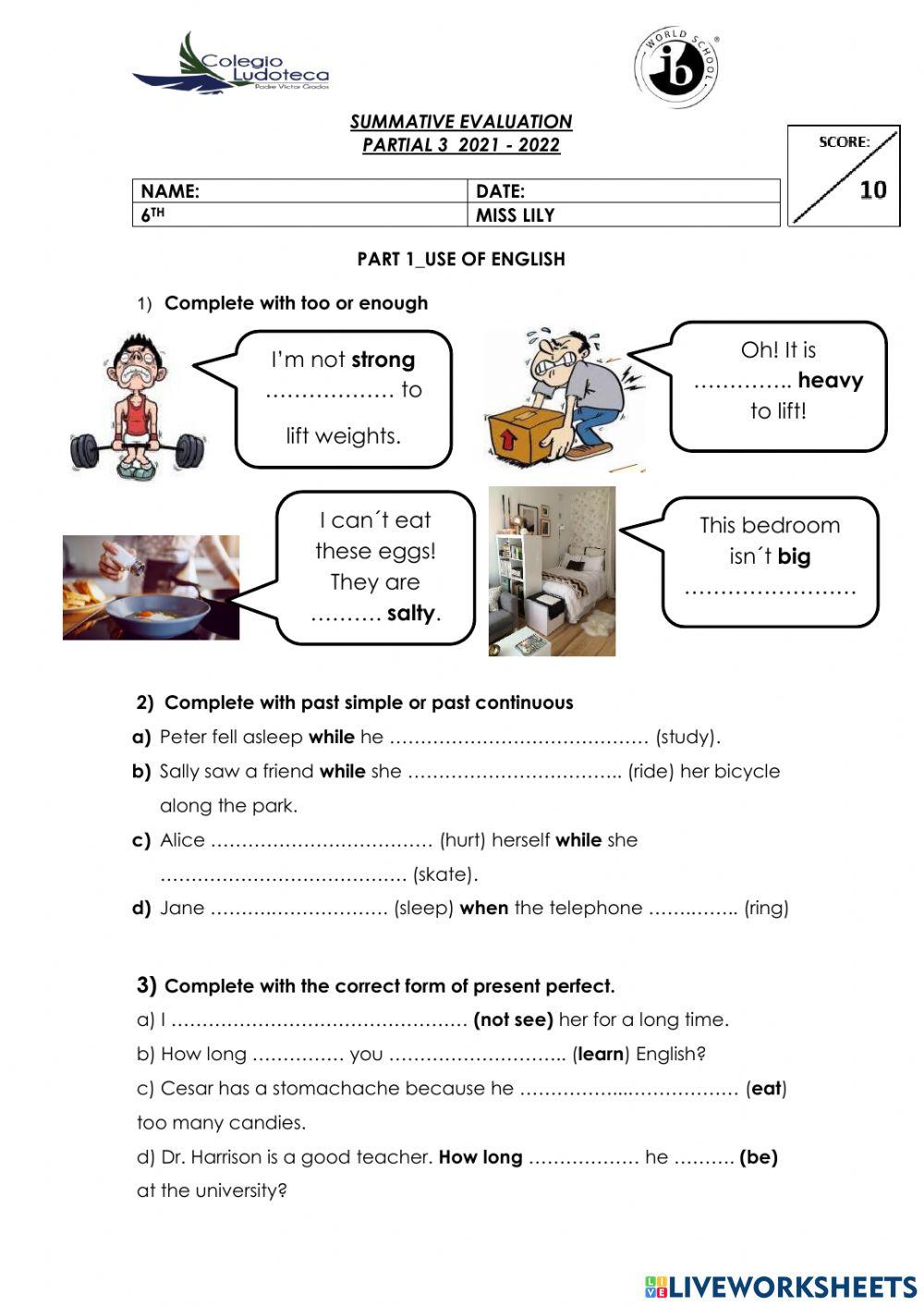 Summative evaluation