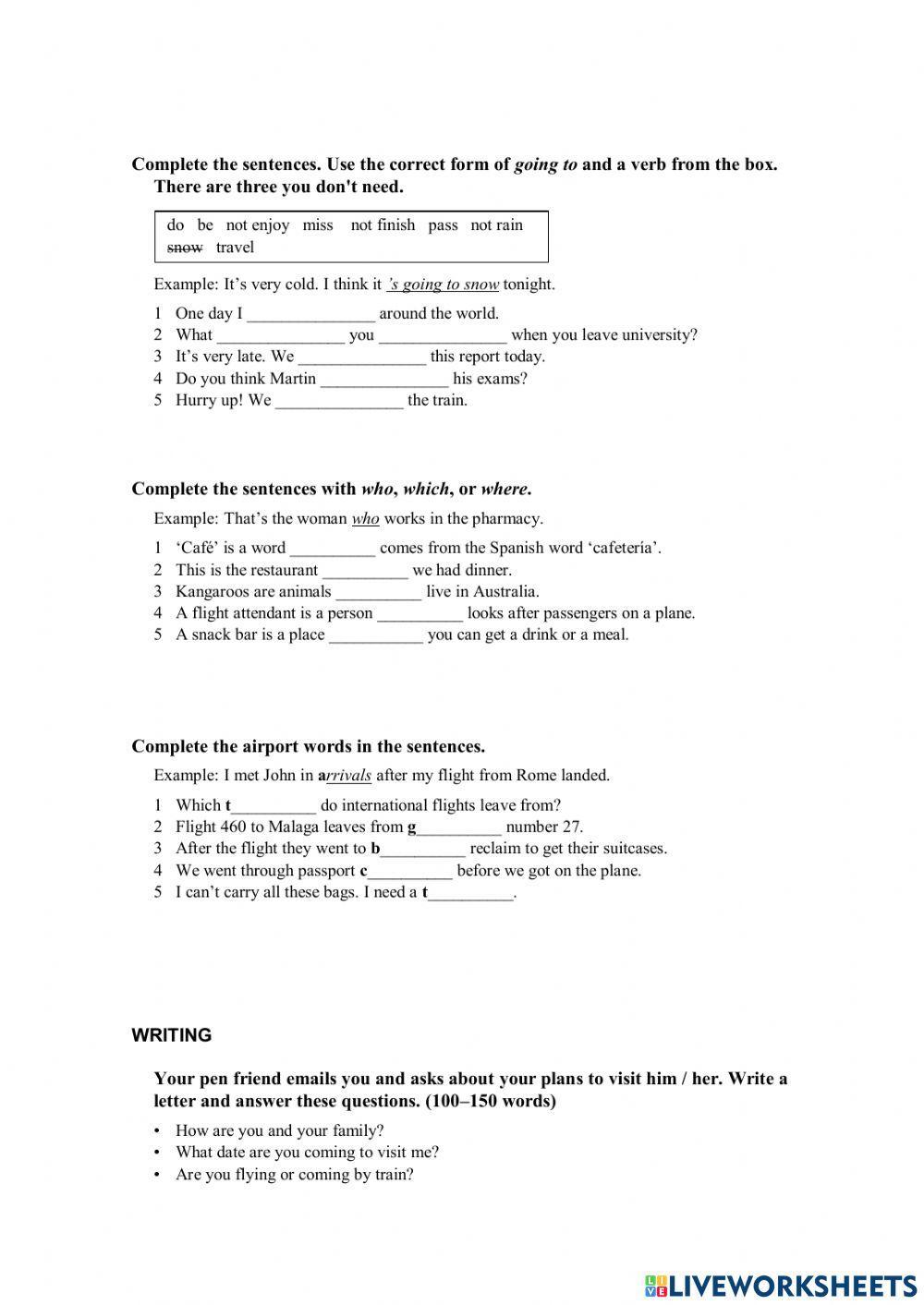 TEST UNIT 3 E. FILE PRE INTERMED