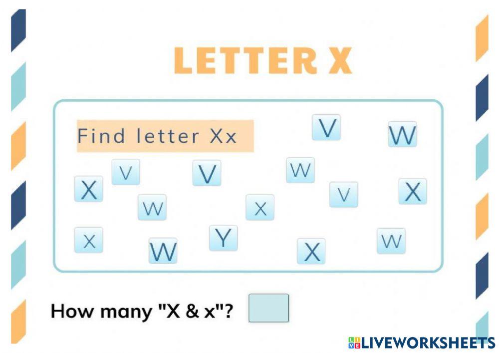 Letter X