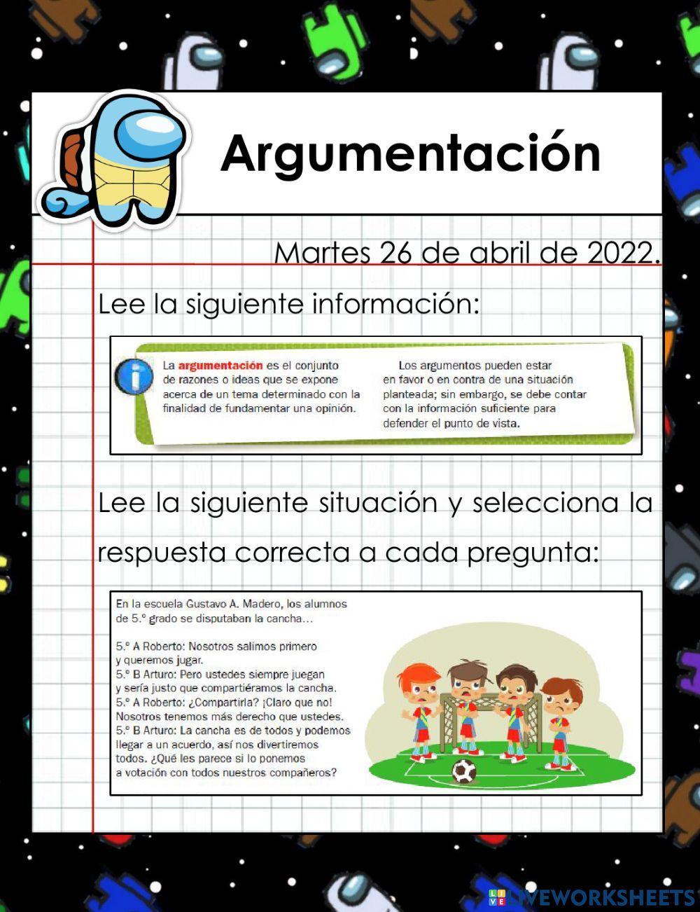 Argumentación