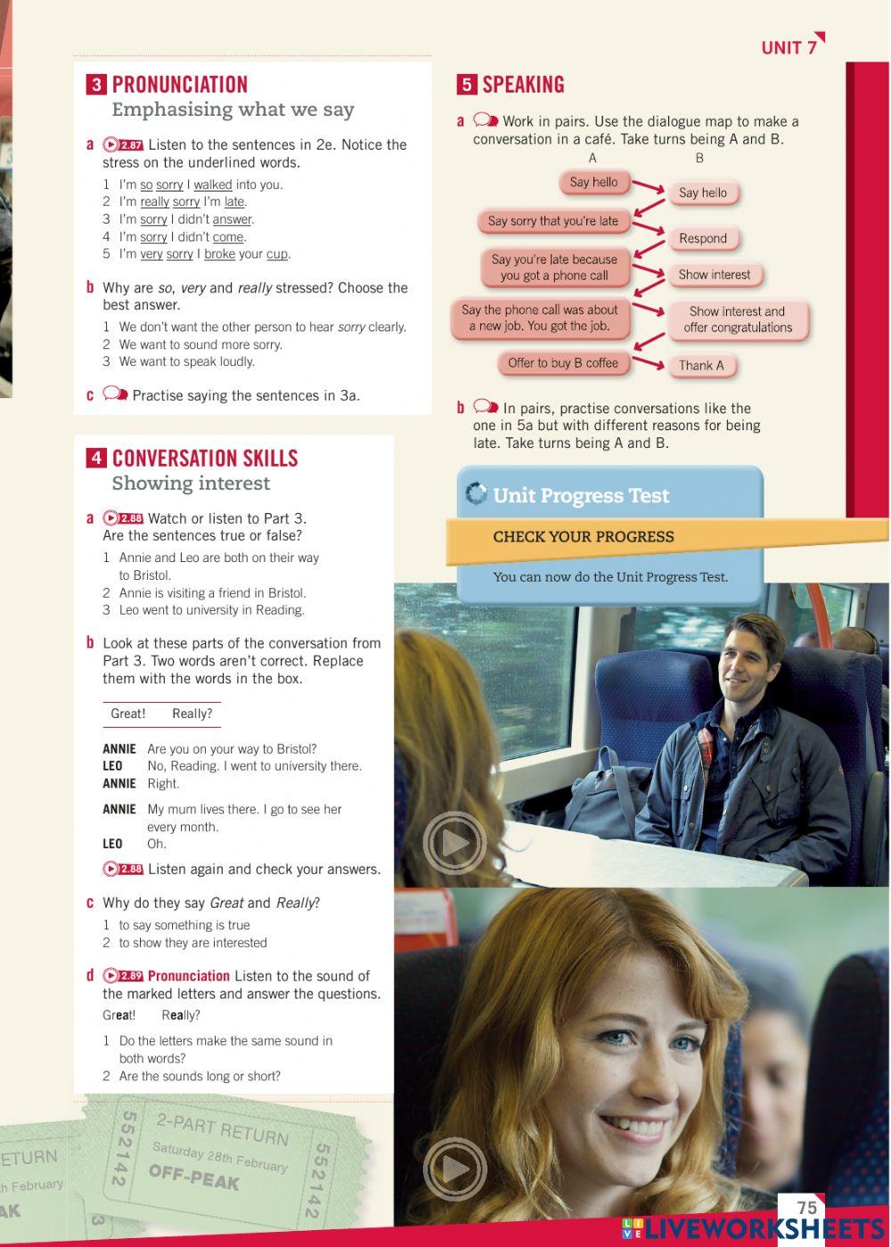 Empower - Elementary - Unit 7 - Pages 74 and 75