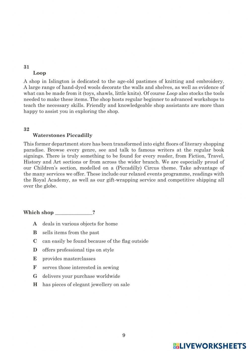 Reading Intermediate