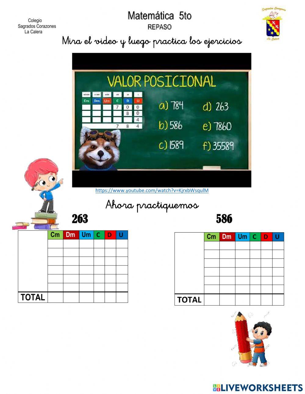 Introducción  valor posicional