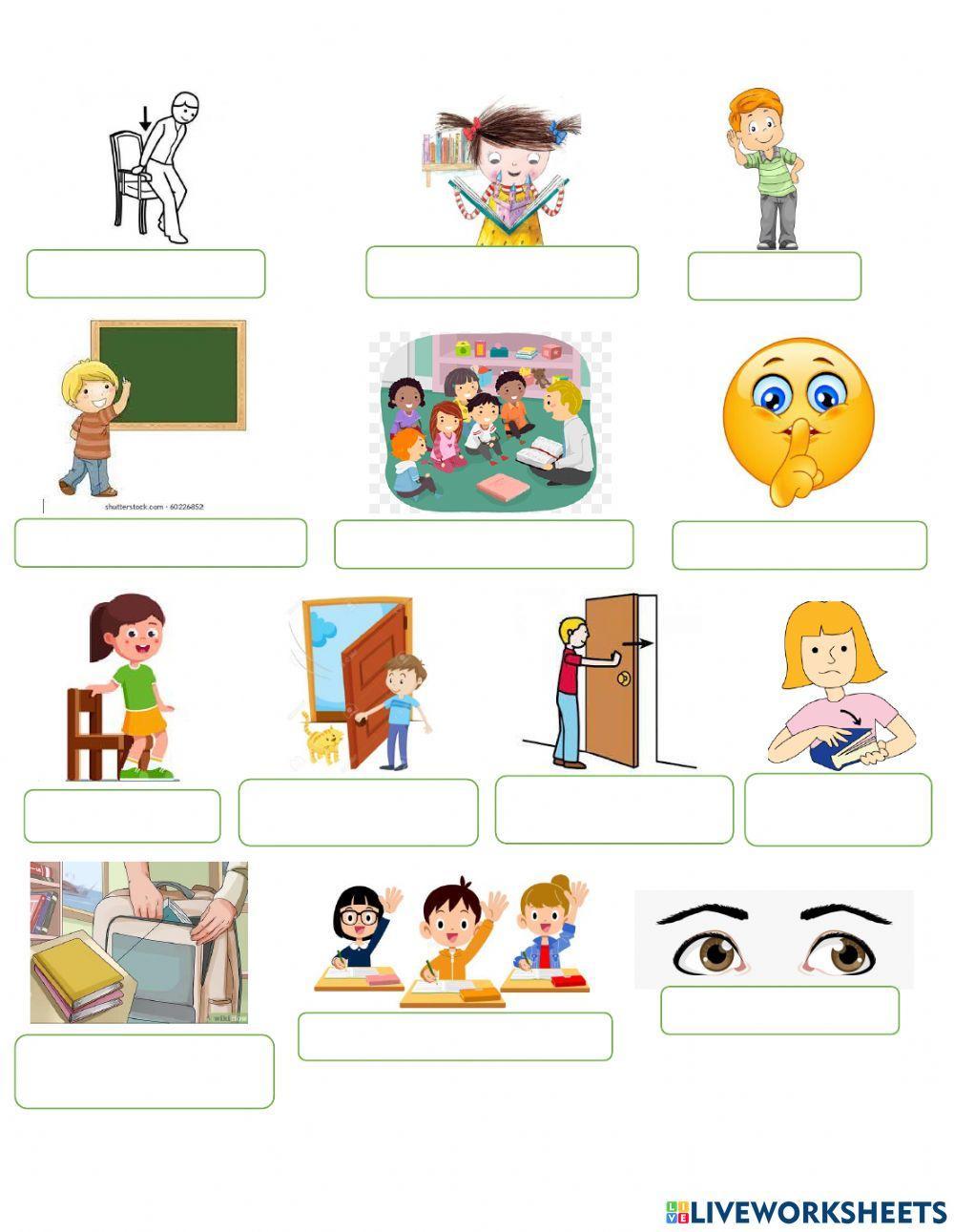 Commands in the classroom