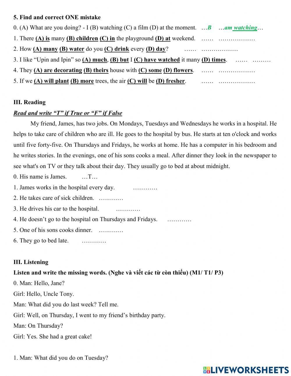 Group 4 - March test - 2022