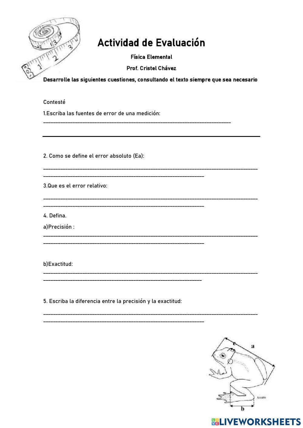 Precisión de Instrumentos de Medida