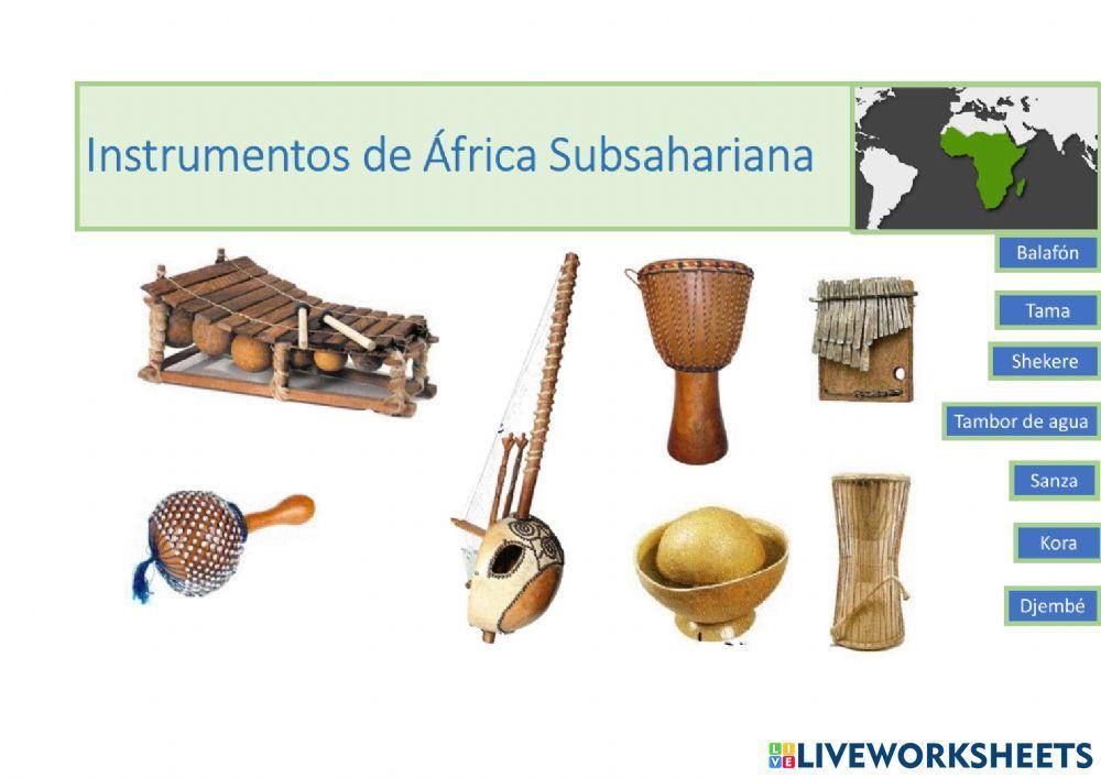 Instrumentos África Subsahariana