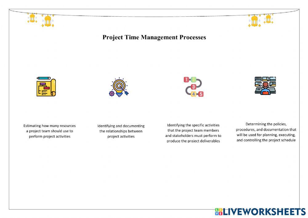 project-time-management-processes-online-exercise-for-live-worksheets