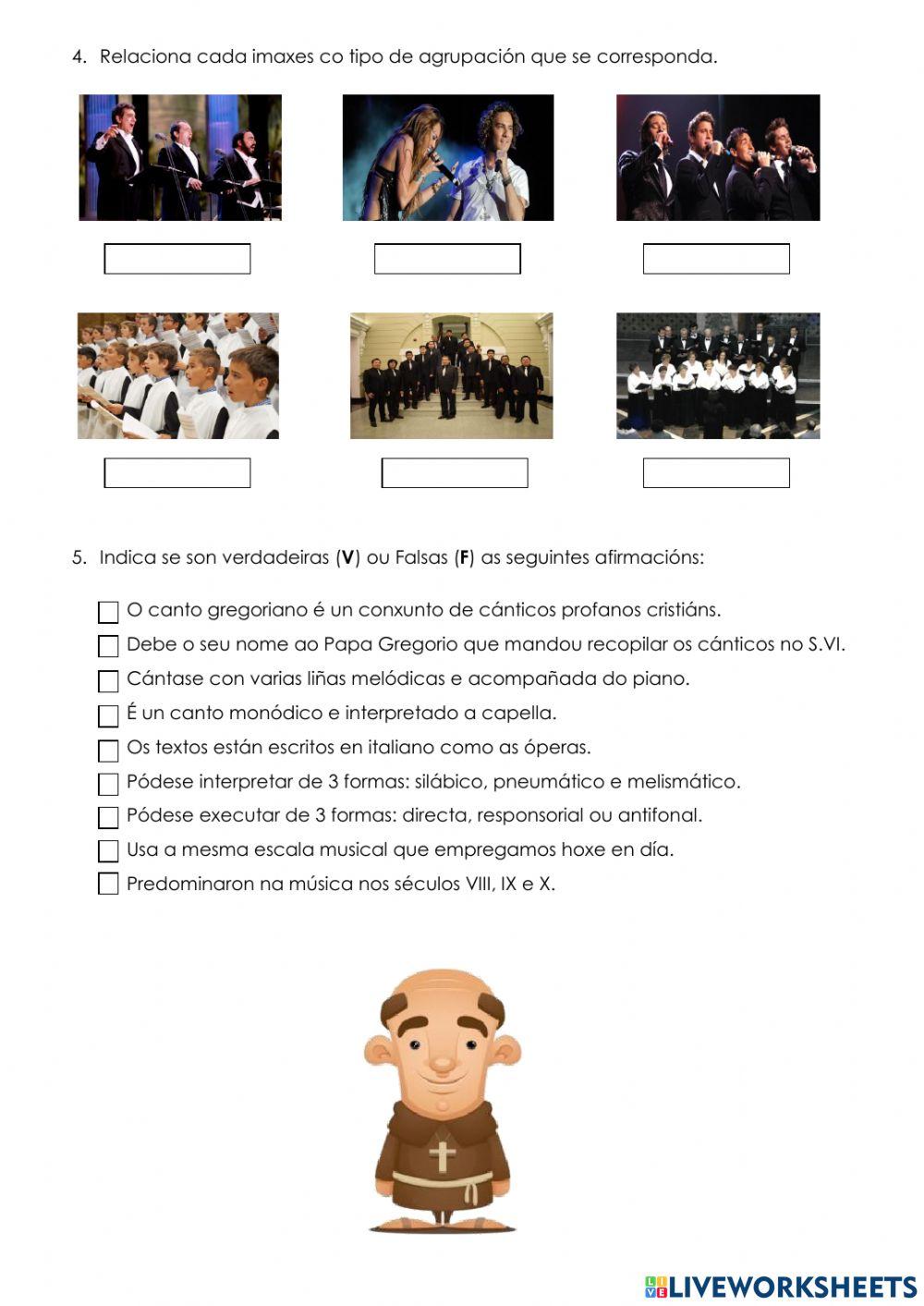 Exame Música 5ºEP-2ªAvaliación