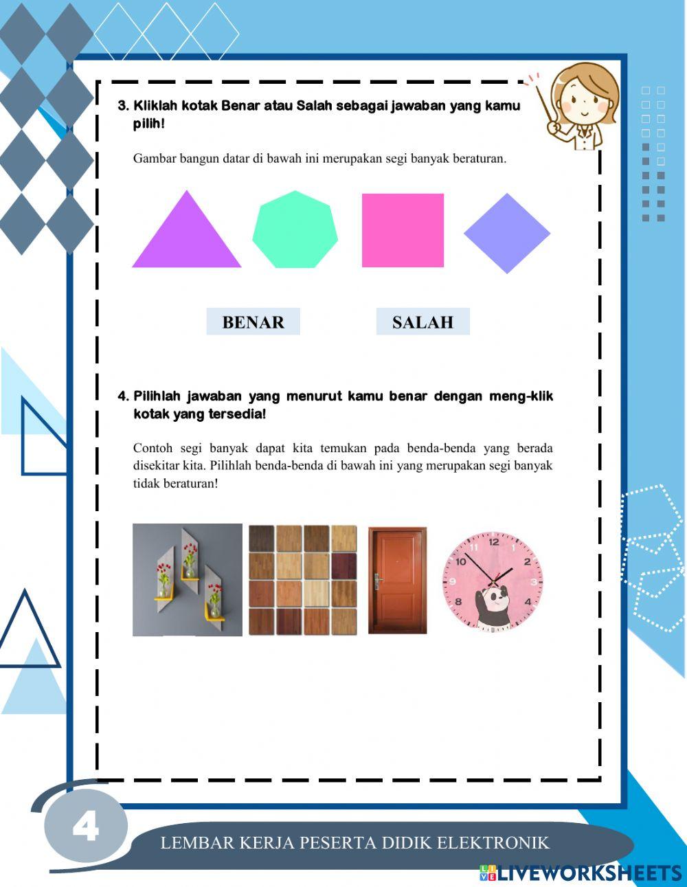 E-LKPD Segi Banyak Beraturan