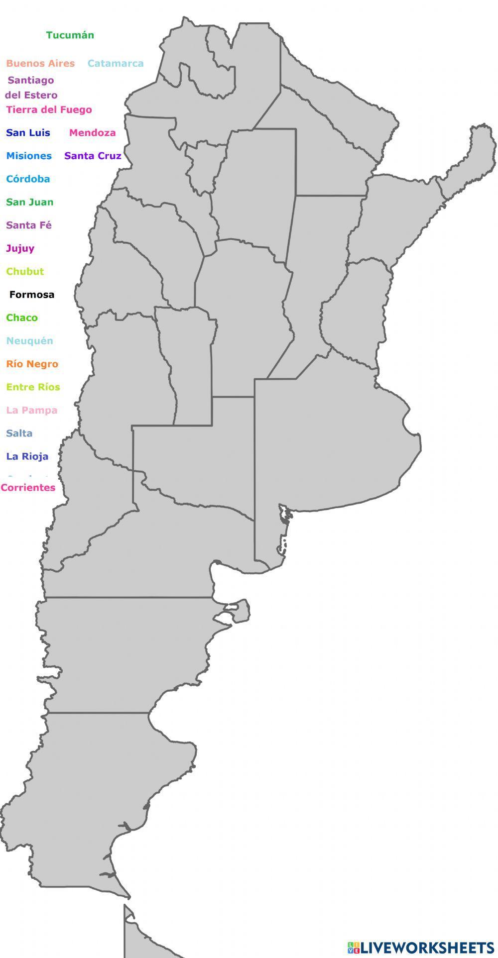 Provincias de la República Argentina