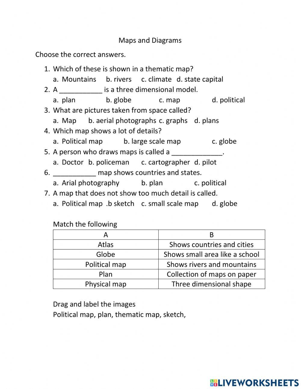 1979201 | Geography ICSE grade 6 Map | IWIN