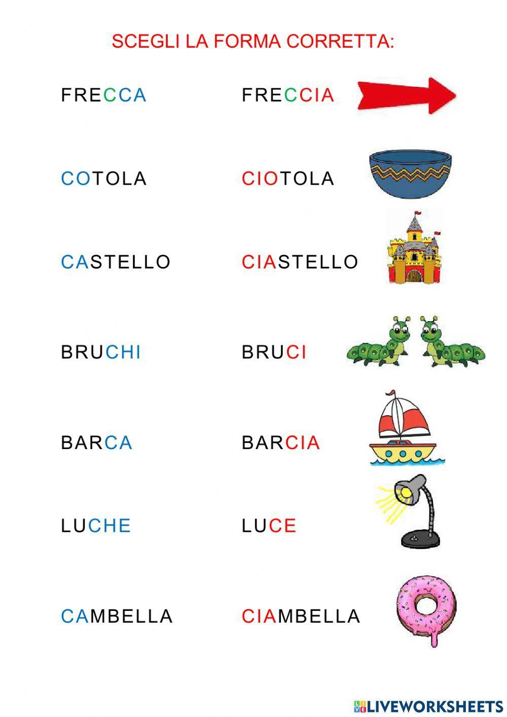 C suoni duri e dolci